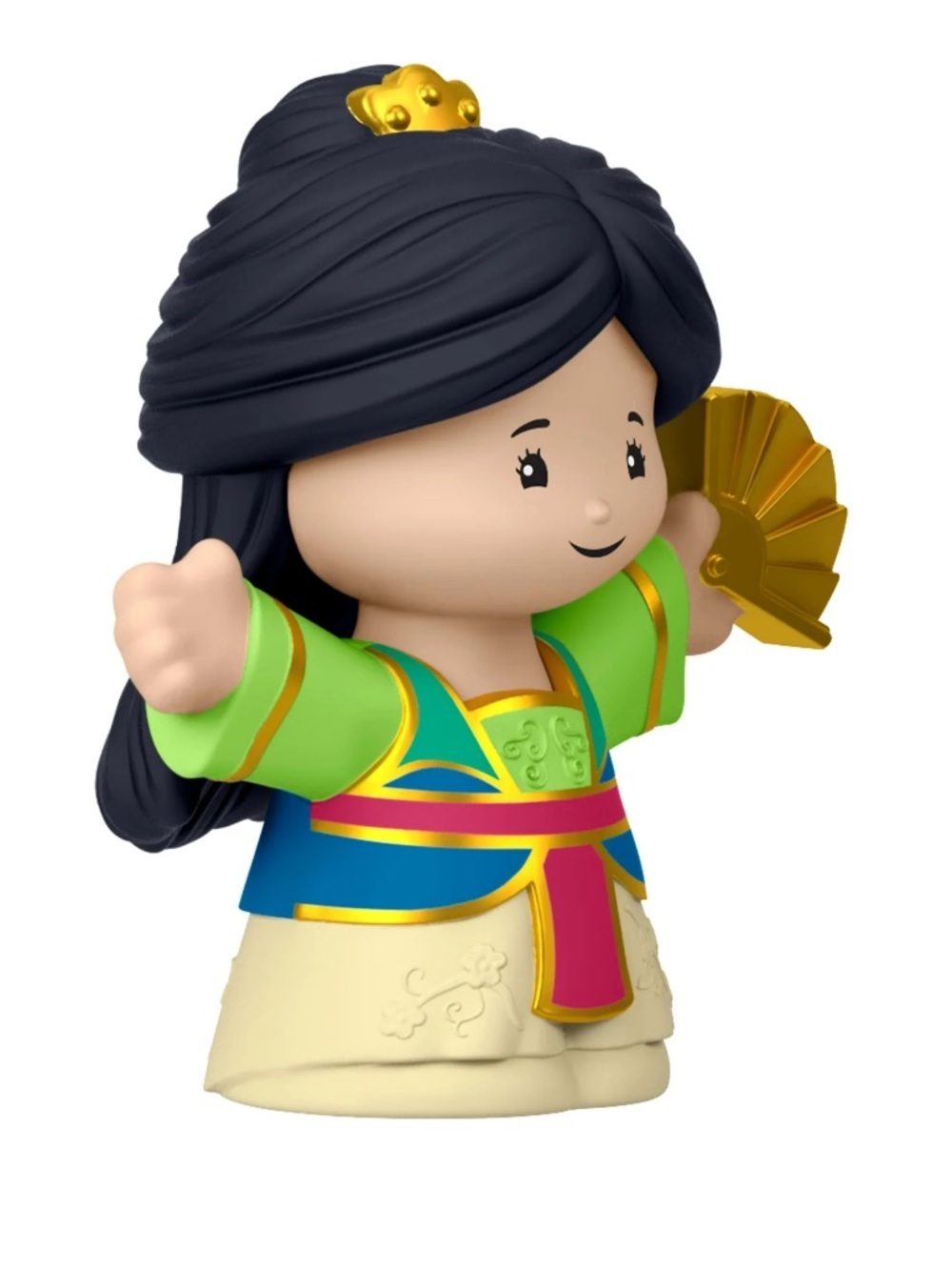 New Fisher-Price Little People Disney Princess Mulan Figure Chinese Warrior - Picture 3 of 7